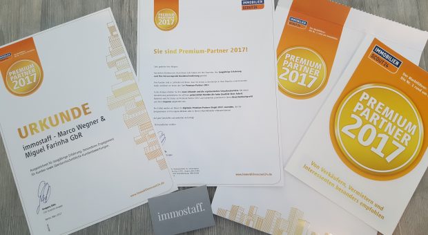 immostaff ausgezeichnet von Immobilienscout24!