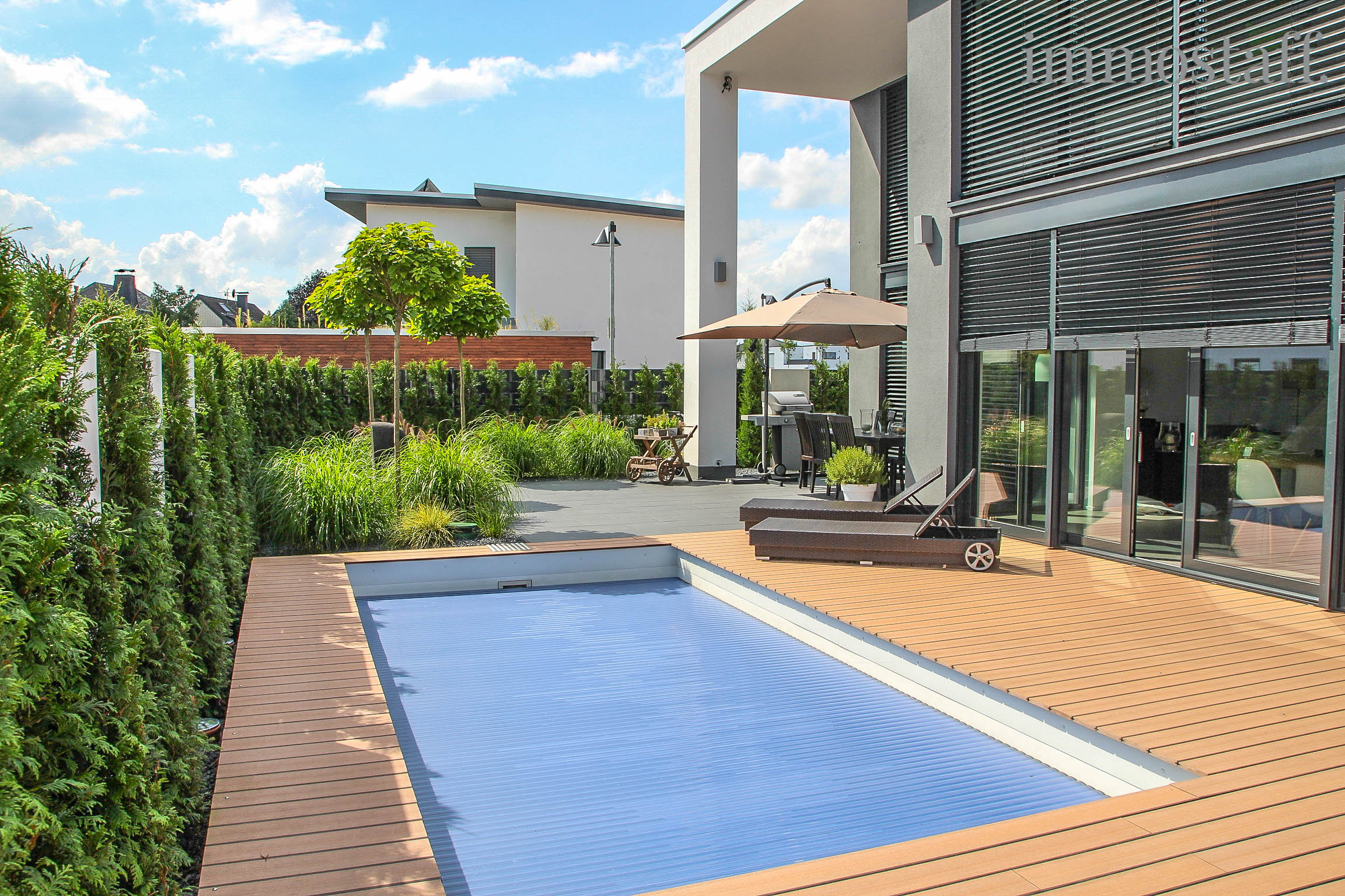 Pool In Terrasse Integriert