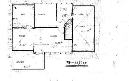 Grundriss Obergeschoss